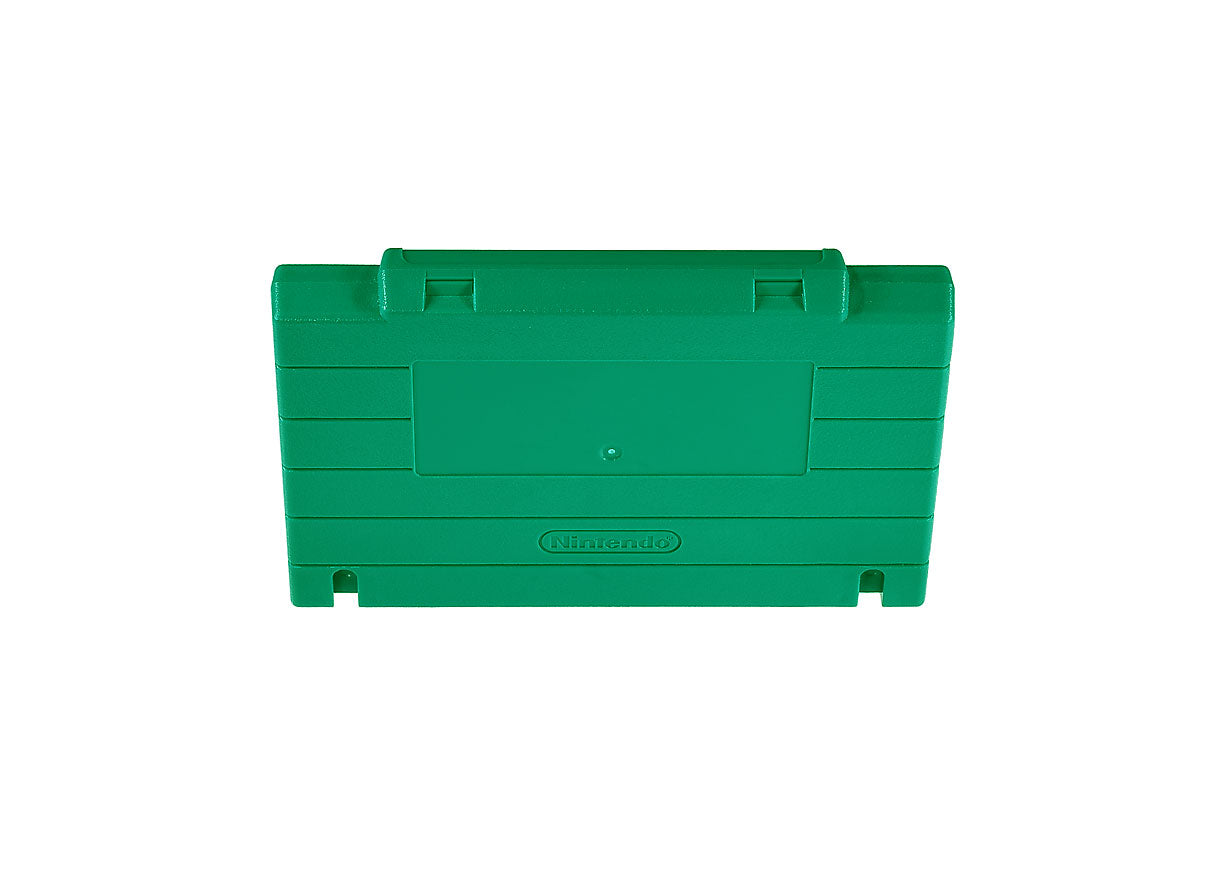 Super Nintendo [SNES] Game Cartridge Shell [Non FX] [Solid Green] [With Logo]