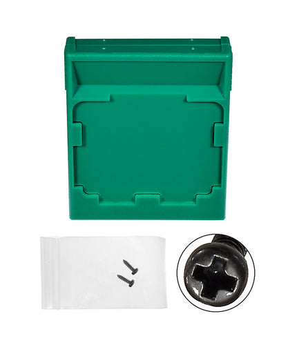 ColecoVision Game Cartridge Shell [Solid Green] [No Logo]
