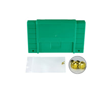 Load image into Gallery viewer, Super Nintendo [SNES] Game Cartridge Shell [Non FX] [Solid Green] [No Logo]