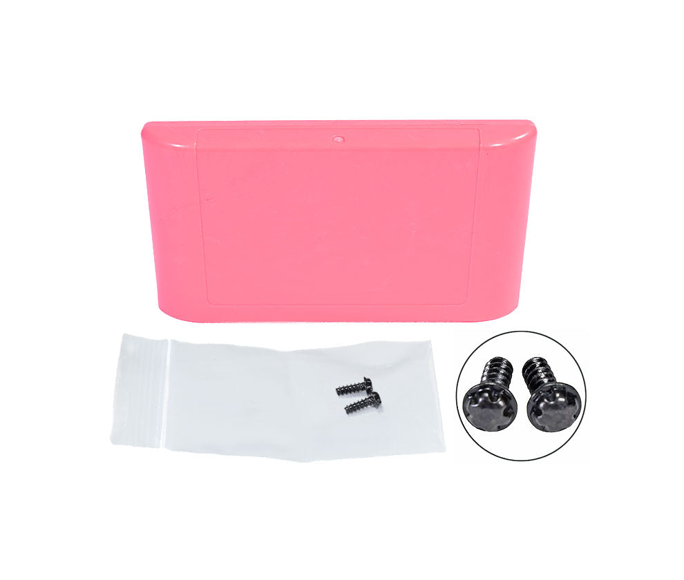 Sega Genesis Cartridge Shell [Pink] [No Logo]