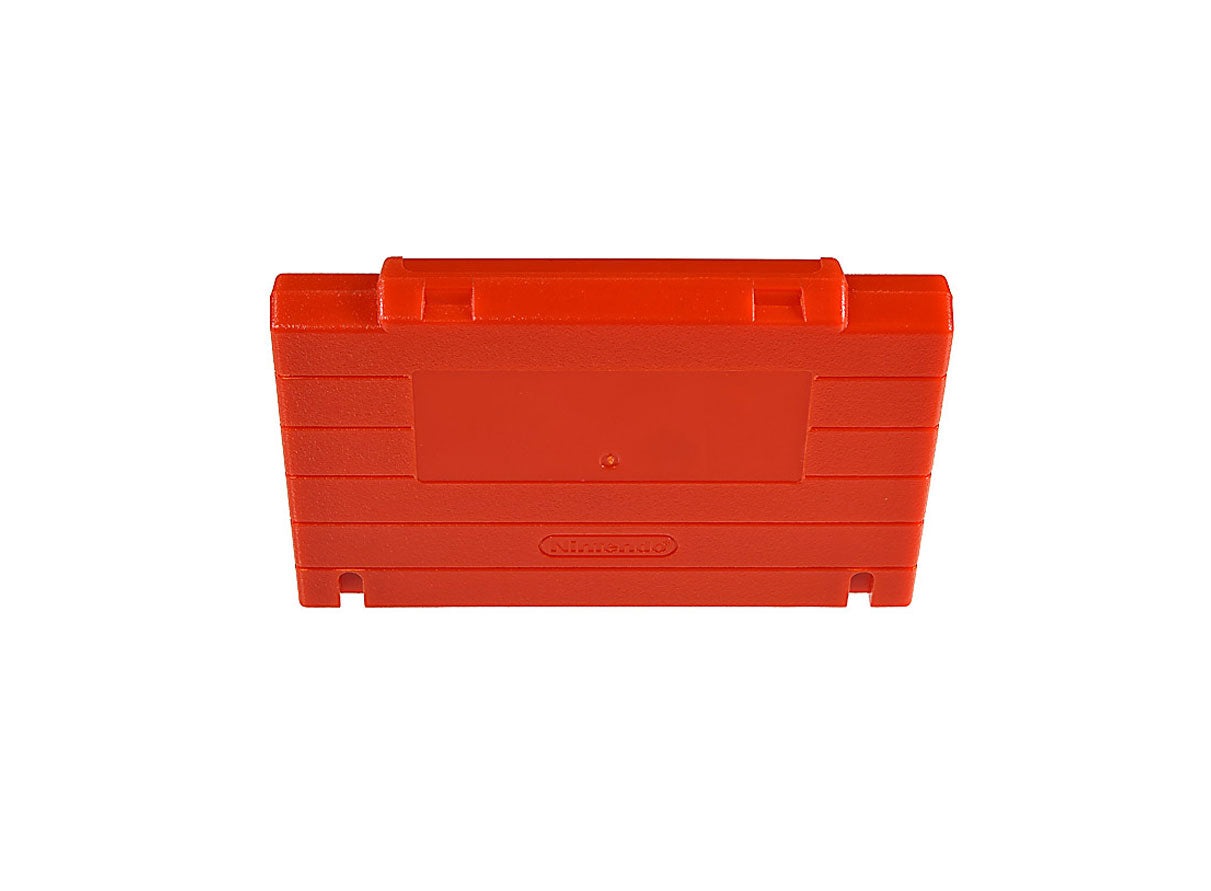 Super Nintendo [SNES] Game Cartridge Shell [Non FX] [Solid Red] [With Logo]