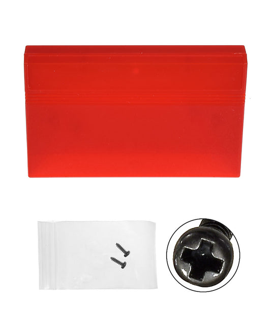 Sega Master System Cartridge Shell [Red] [No Logo]