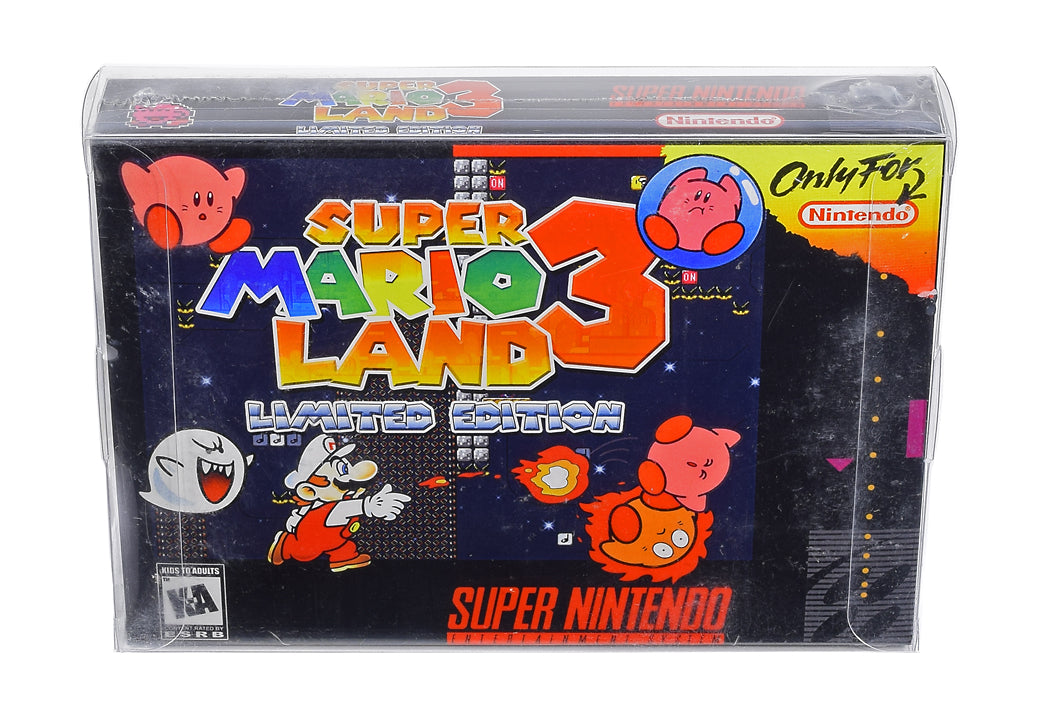 Super Nintendo SNES Game Box Protector [Standard Size]