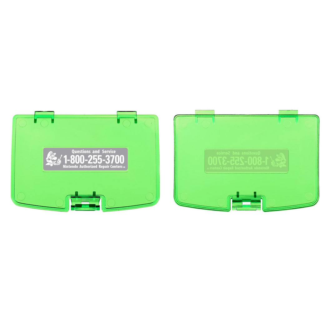 GameBoy Color Battery Lid [Clear Green, Toy's R Us Variant]