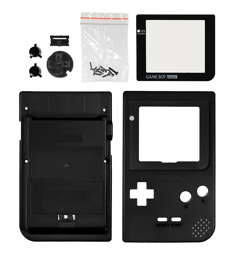 GameBoy Pocket Console Shell [Black]