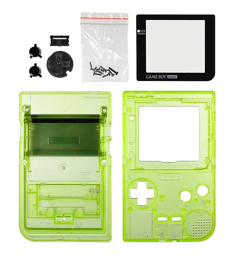 GameBoy Pocket Console Shell [Glow in the Dark Yellow]