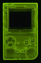 Load image into Gallery viewer, GameBoy Pocket Console Shell [Glow in the Dark Yellow]