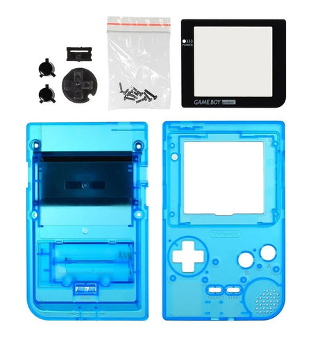 GameBoy Pocket Console Shell [Clear Blue]