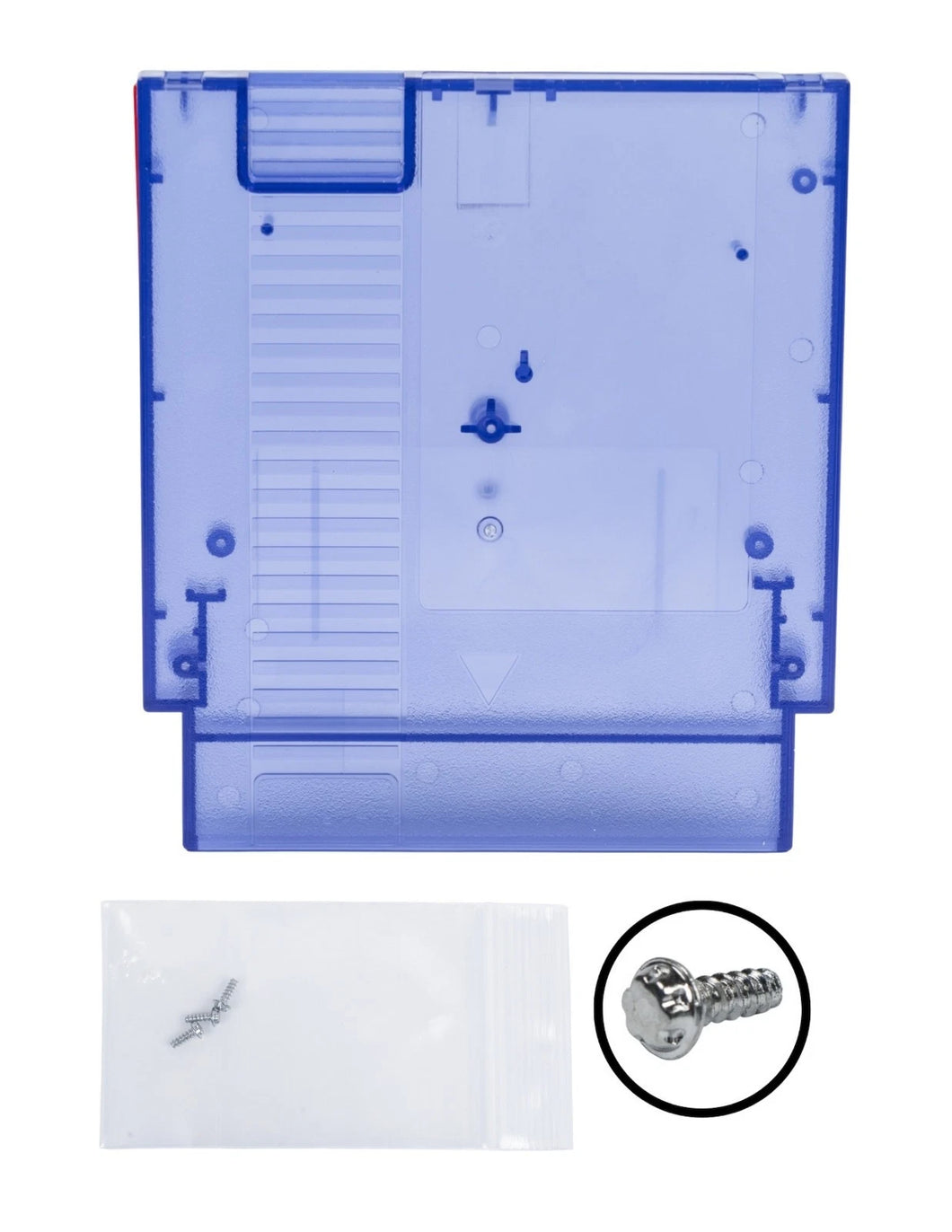 NES Game Cartridge [Clear Grape] [With Logo]