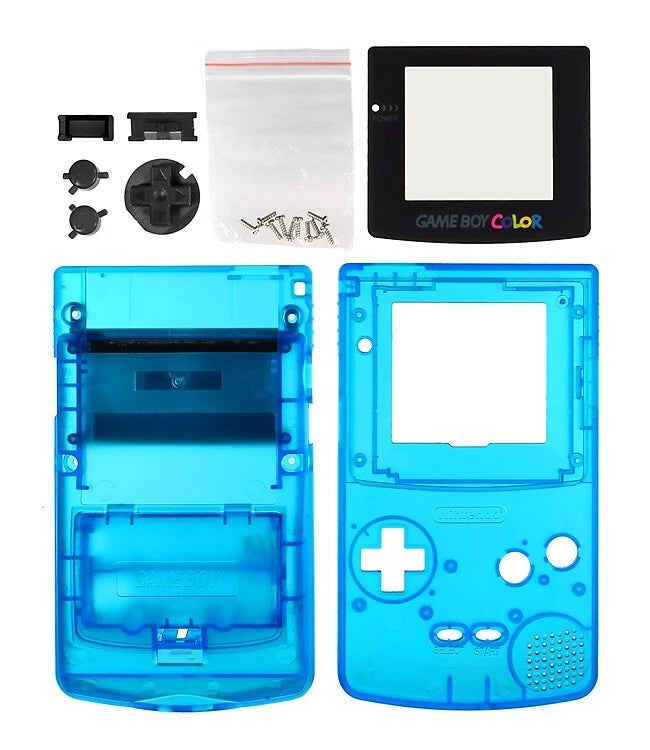 GameBoy Color System Shell [Translucent Blue] – Hoskbrew