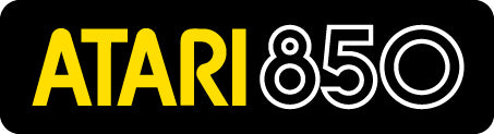 Atari 850 System Label