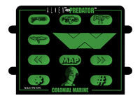 Atari Jaguar Controller Insert Alien Vs. Predator [Colonial Marine Variant]