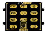 Atari Jaguar Controller Insert Alien Vs. Predator [Predator Variant]