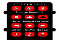 Atari Jaguar Controller Insert Cybermorph