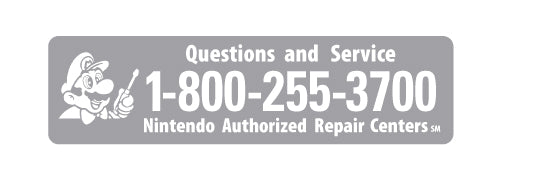GameBoy Advance Console Service Label