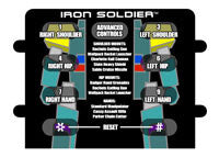 Atari Jaguar Controller Insert Iron Soldier Variant 1