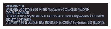 PlayStation 2 Warranty Security Label [USA Variant]