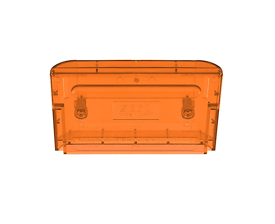 Sega Genesis Cartridge Shell [Transparent Orange] [With Logo]