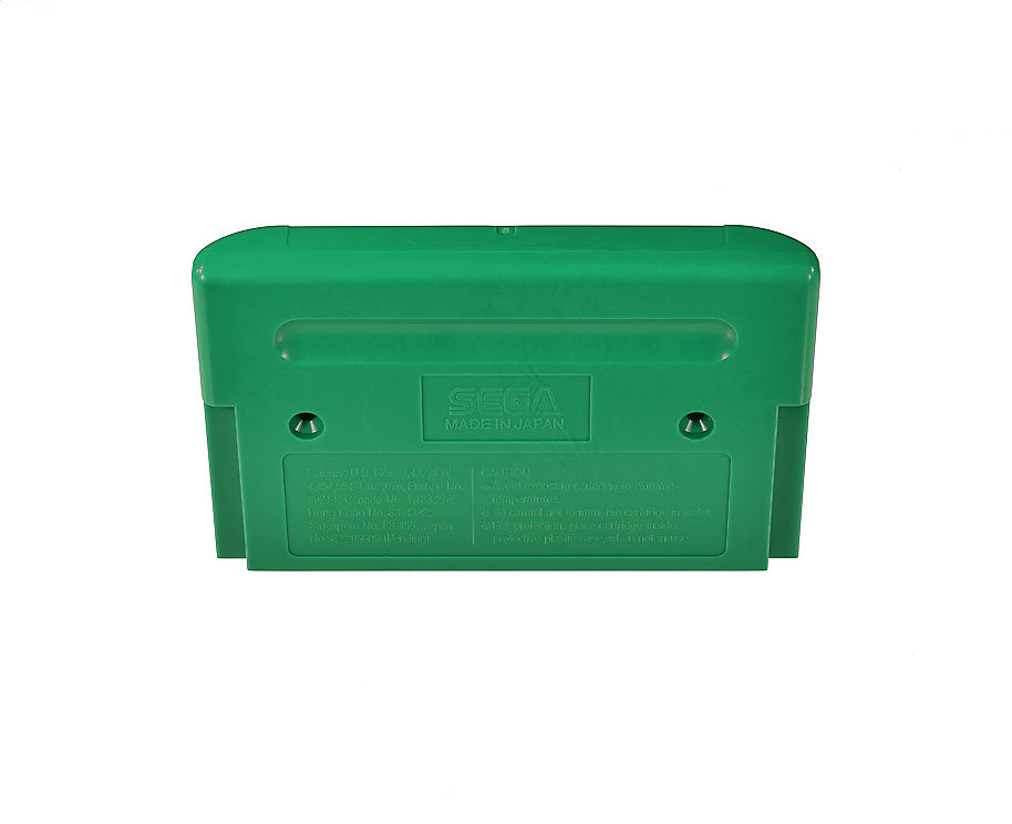 Sega Genesis Cartridge Shell [Green] [With Logo]
