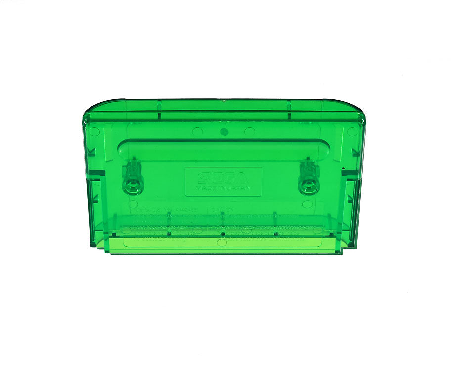Sega Genesis Cartridge Shell [Transparent Green] [With Logo]