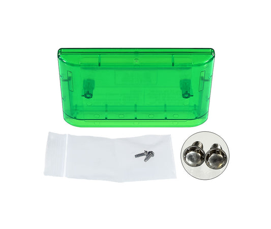 Sega Genesis Cartridge Shell [Transparent Green] [With Logo]