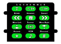 Atari Jaguar Controller Insert Skyhammer