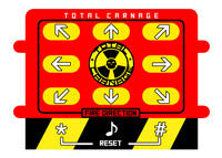 Atari Jaguar Controller Insert Total Carnage